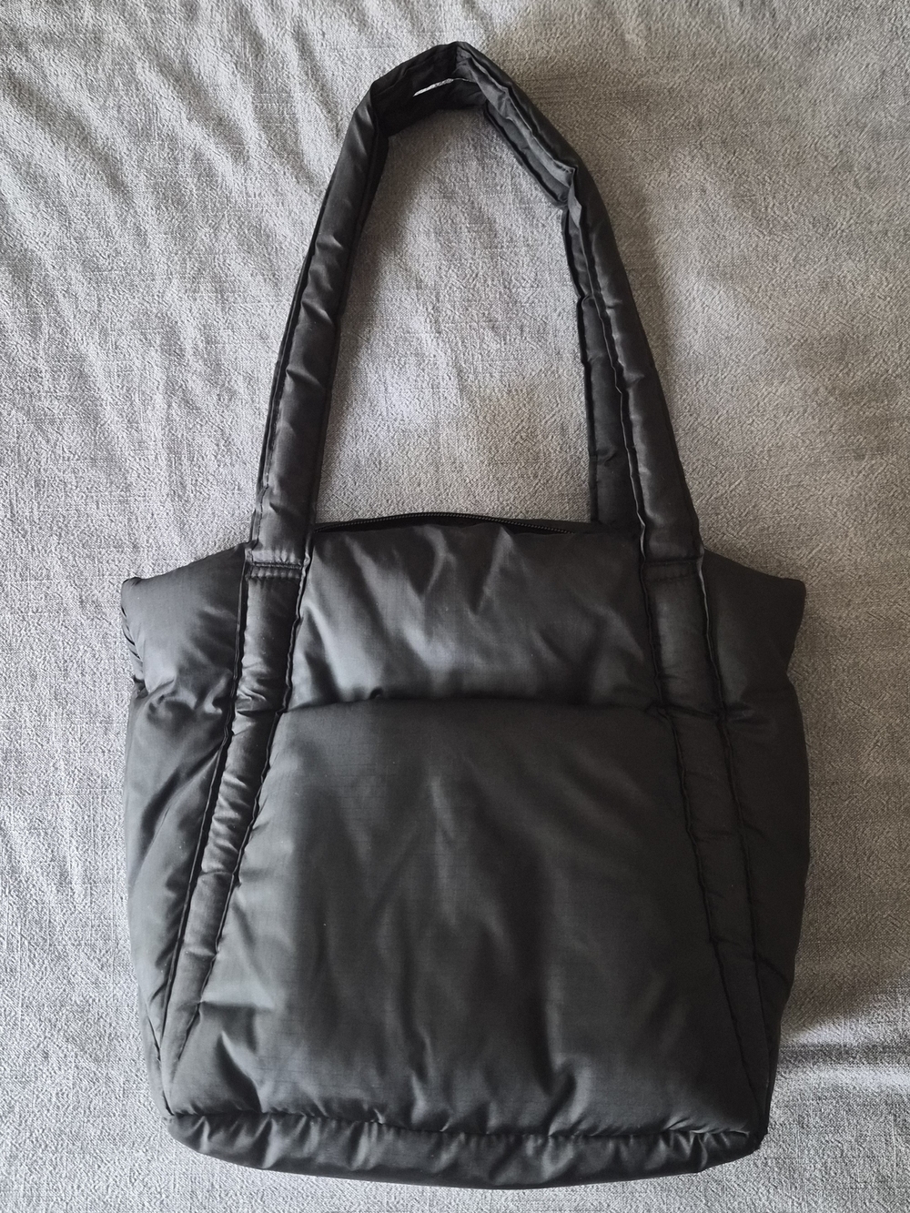 BAGGU Mini Puffy Tote In Black